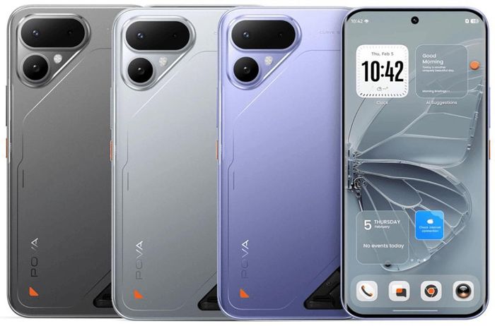 Tecno Pova Curve 2 5G có pin 8.000 mAh.