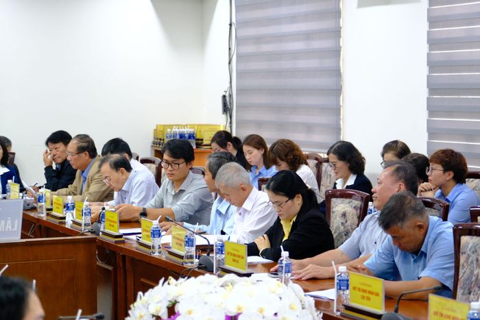 Đại diện lãnh đạo các quỹ tín dụng Nhân dân trên địa bàn tỉnh Lâm Đồng tham dự hội nghị