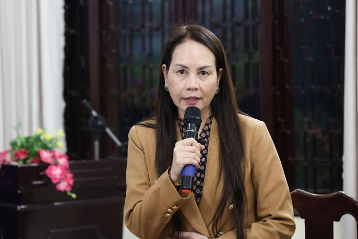 Phó Giám đốc Sở Văn hóa, Thể thao và Du lịch Nguyễn Thị Bích Ngọc phát biểu khai mạc