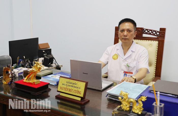Bác sỹ chuyên khoa II Nguyễn Đức Cường, Giám đốc Bệnh viện Da liễu Nam Định.