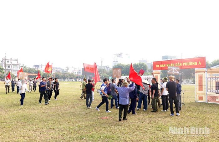 Tình huống giả định đám đông gây biểu tình.