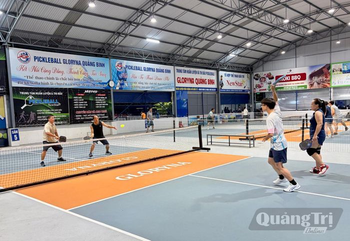 Pickleball góp phần rèn luyện sức khỏe, lan tỏa phong trào thể dục thể thao trong quần chúng nhân dân - Ảnh: C.N