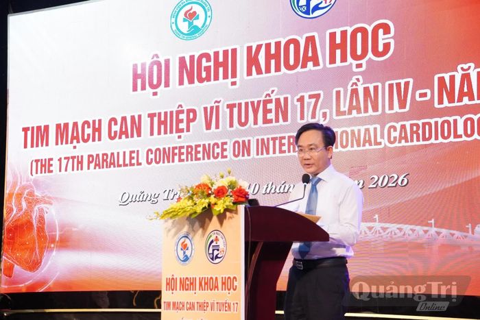 Đồng chí Hoàng Xuân Tân, Phó Chủ tịch UBND tỉnh phát biểu tại hội nghị - Ảnh: Đ.V