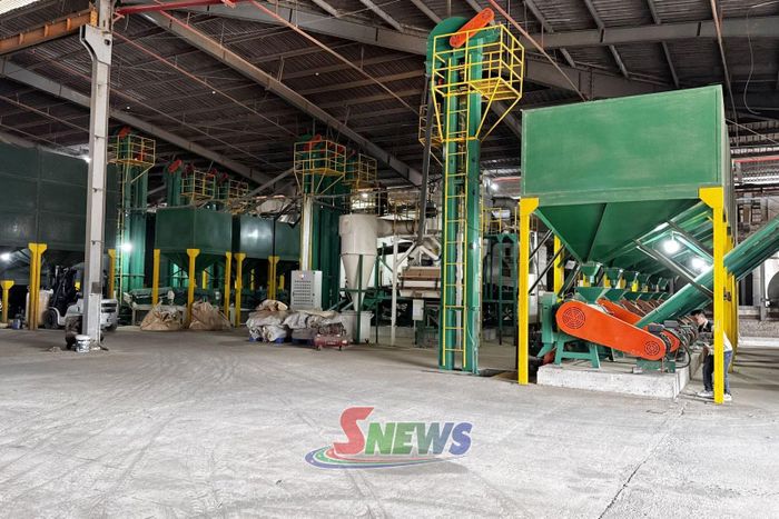 Nhà máy chế biến cà phê của Công ty TNHH Sản xuất và Thương mại Cát Quế.