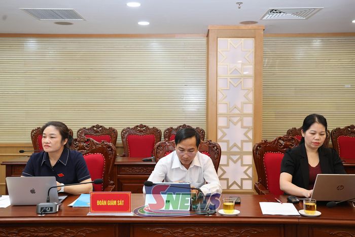 Các đại biểu dự cuộc làm việc.