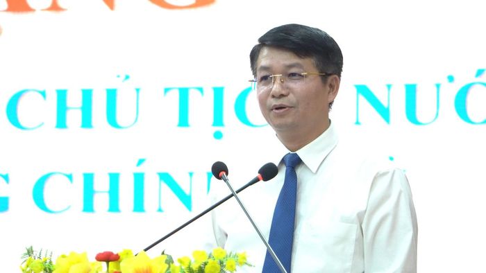 Đồng chí Phó Chủ tịch UBND tỉnh Nông Quang Nhất phát biểu chỉ đạo tại Hội nghị.