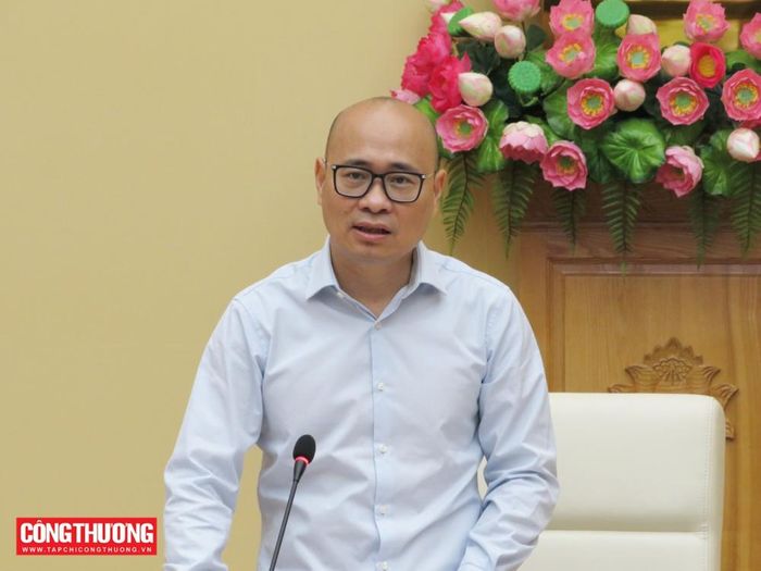 Thứ trưởng Bộ Công Thương Lương Hoàng Thái phát biểu tại Hội thảo