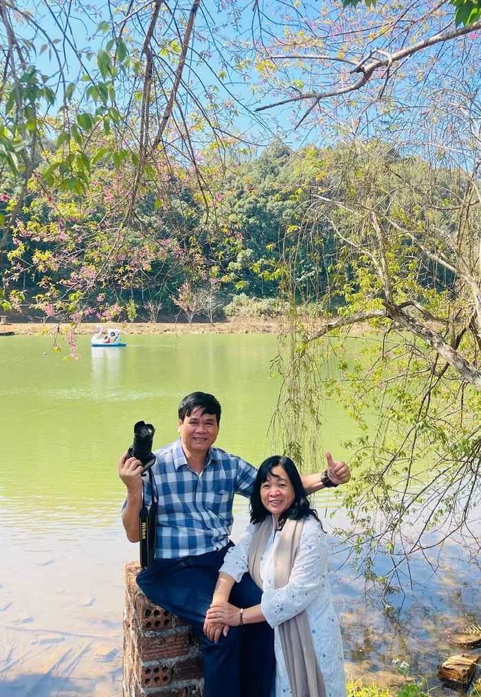 Tác giả bài viết khi đến phố núi