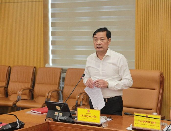 Thứ trưởng Bộ NNMT Lê Trọng Yên phát biểu khai mạc Hội nghị. Ảnh: Bộ Nông nghiệp và Môi trường.