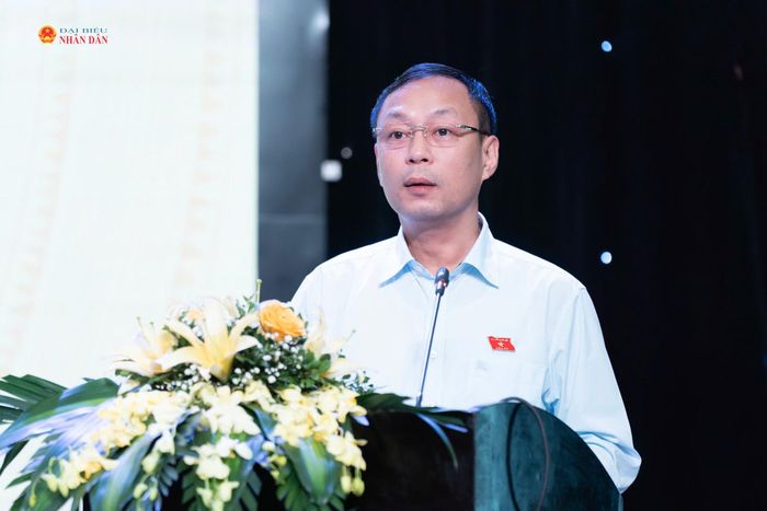ĐBQH hoạt động chuyên trách tại Ủy ban Dân nguyện và Giám sát Hoàng Nam Hải trình bày tham luận