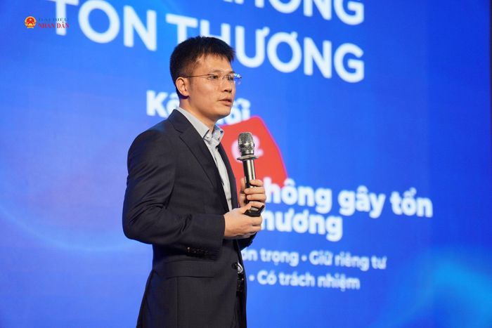 Thượng tá Nguyễn Tiến Cường - Trưởng phòng tham mưu tổng hợp, Cục An ninh mạng, Bộ Công an giới thiệu tổng quan chiến dịch "Không một mình 2026".