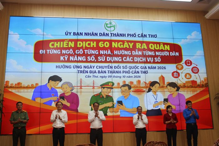 Chiến dịch “60 ngày ra quân đi từng ngõ, gõ từng nhà..." trên địa bàn TP. Cần Thơ sẽ diễn ra đến ngày 8/12. Ảnh: Xuân Mai