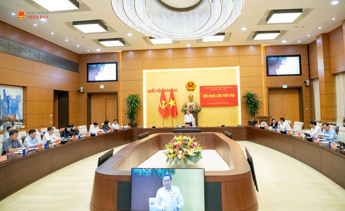 Bí thư Đảng ủy Quốc hội, Chủ tịch Quốc hội Trần Thanh Mẫn phát biểu tại hội nghị