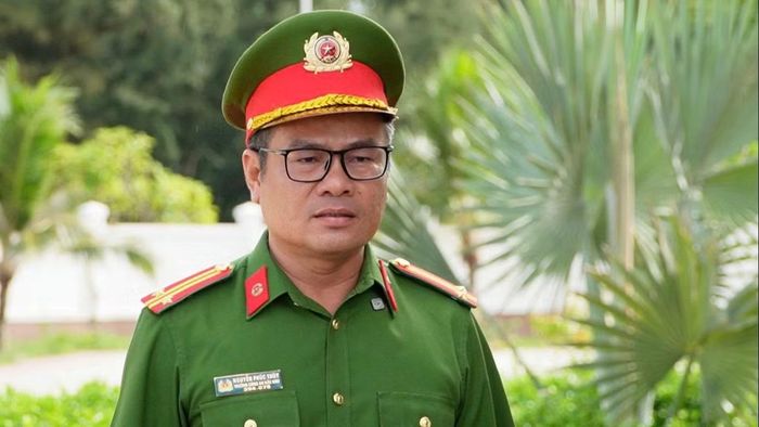 Trung tá Nguyễn Phúc Thùy, Trưởng Công an Đặc khu Phú Quý.