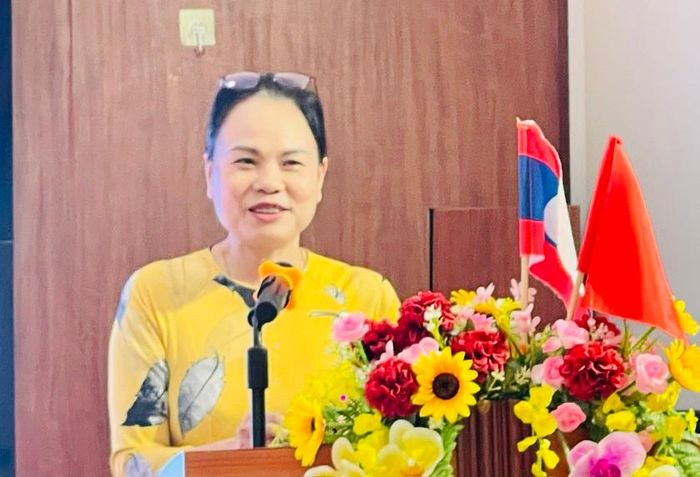 Bà Nguyễn Thị Bắc Lệ, Phó Chủ tịch Hội Hữu nghị Việt Nam - Lào tỉnh Thái Nguyên khẳng định trong báo cáo đề dẫn vai trò, đóng góp của tỉnh Thái Nguyên trong vun đắp quan hệ hữu nghị Việt Nam - Lào, đặc biệt thông qua giáo dục - đào tạo, phát triển nguồn nhân lực và hoạt động đối ngoại nhân dân.