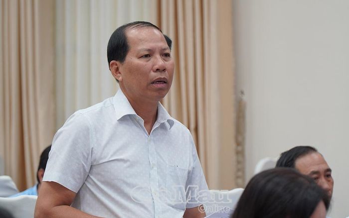 Phó Giám đốc Sở Tư pháp Trần Hoàng Lộc góp ý về Luật Luật sư (sửa đổi).