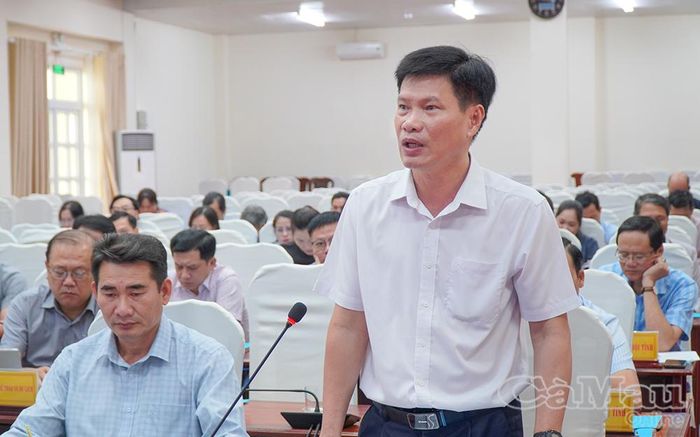 Quyền Giám đốc Sở Y tế Nguyễn Tấn Lực đề xuất tháo gỡ vướng mắc trong cơ chế đấu thầu trang thiết bị y tế.