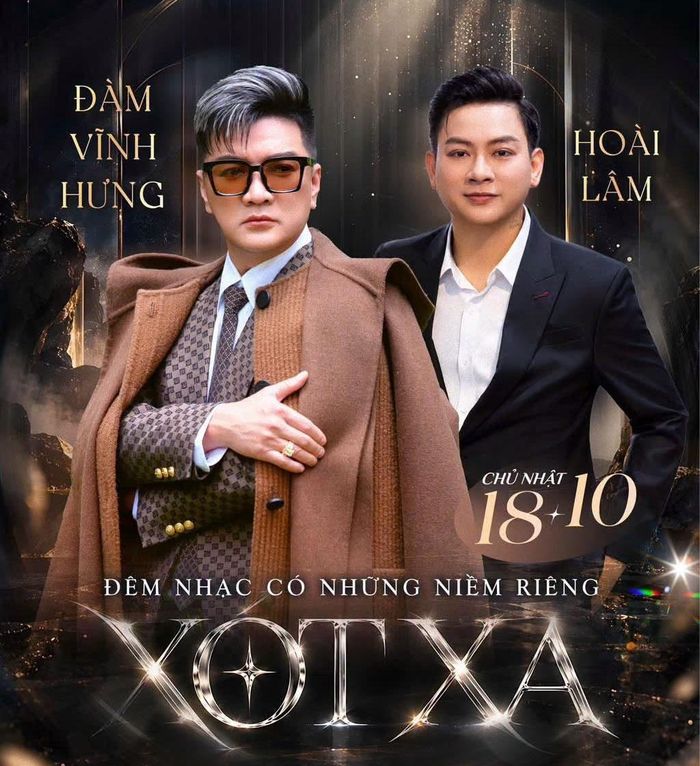 Hai nghệ sĩ sẽ cùng tham gia trong đêm nhạc vào ngày 18/10.