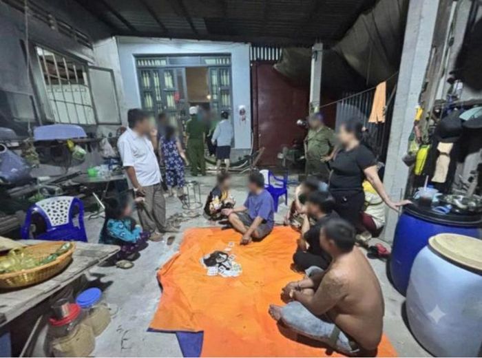 Hiện trường vụ việc. Ảnh: CA.↵
