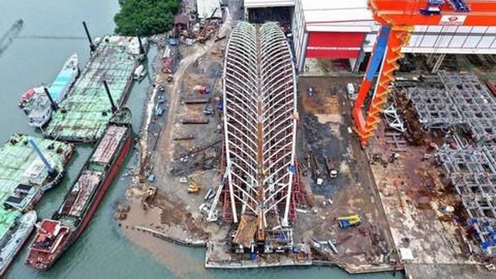 Dự kiến công trình cầu đi bộ nghìn tỷ này sẽ được hợp long trong tháng 10/2026