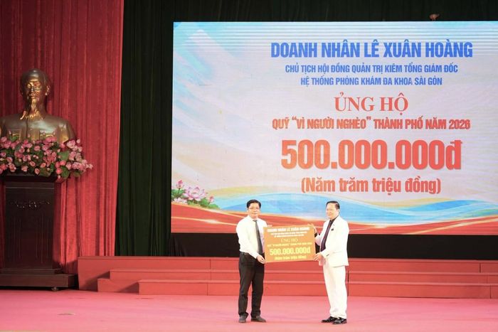 Một số Mạnh thường quân tham gia đóng góp ủng hộ Quỹ "Vì người nghèo" Tp Huế năm 2026