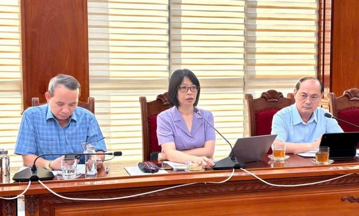 Phó Chủ tịch UBND tỉnh Nguyễn Thị Thanh Lịch phát biểu kết luận.
