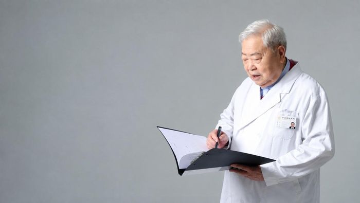 Bác sĩ Hứa Nhuận Tam vẫn rất khỏe mạnh, minh mẫn dù tuổi đã cao.