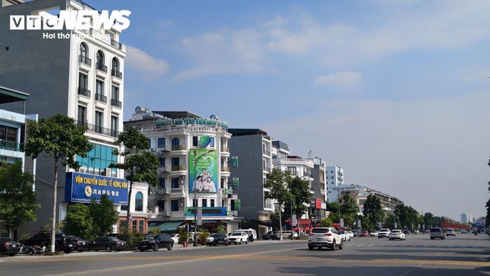 Không gian đô thị tại tuyến phố Lý Anh Tông, phường Võ Cường.