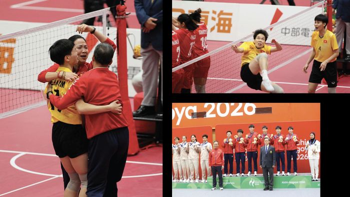 Cầu mây xuất sắc giành 2 HCV tại ASIAD 2026.