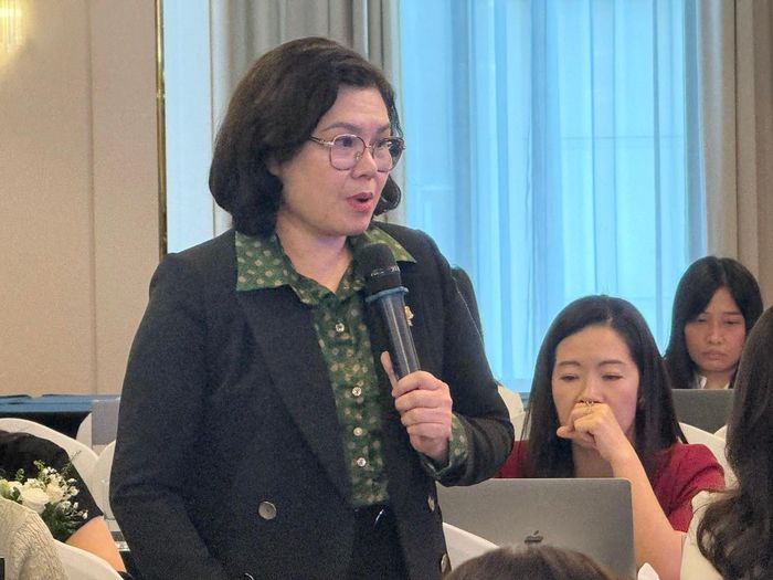 Bà Ngô Hoài Thu, Phó Cục trưởng Cục Công tác chính trị, Bộ Công an. Ảnh: Kiều Thoan Thu