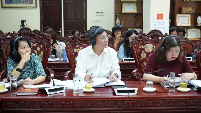 Đại diện Sở Nông nghiệp và Môi trường Hà Nội tham gia Hội thảo. Ảnh: PV