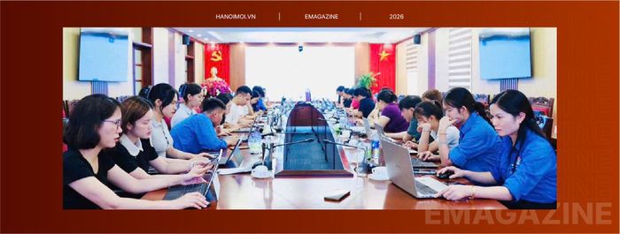 Dữ liệu đất đai được rà soát, cập nhật trên môi trường số. Ảnh: Mạnh Vũ