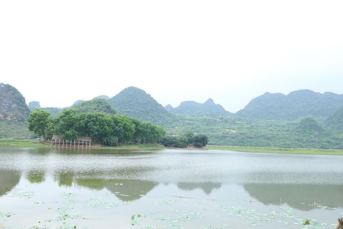 Hồ Tuy Lai giàu tiềm năng khai thác du lịch nghỉ dưỡng, trải nghiệm. Ảnh: Kim Nhuệ