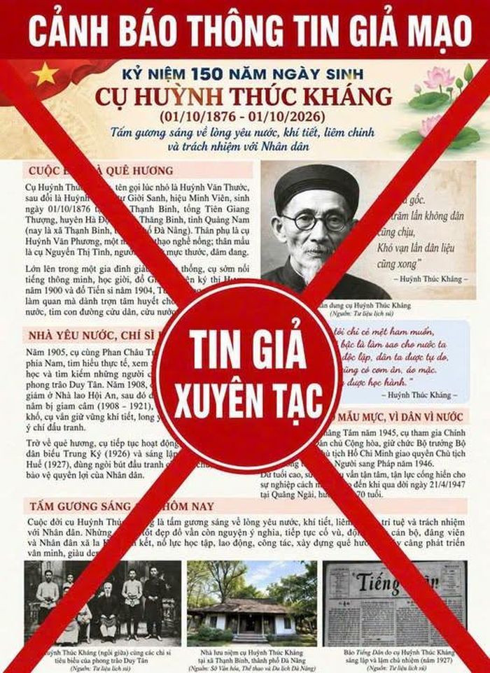 Cổng Thông tin điện tử thành phố Đà Nẵng cảnh báo tin giả