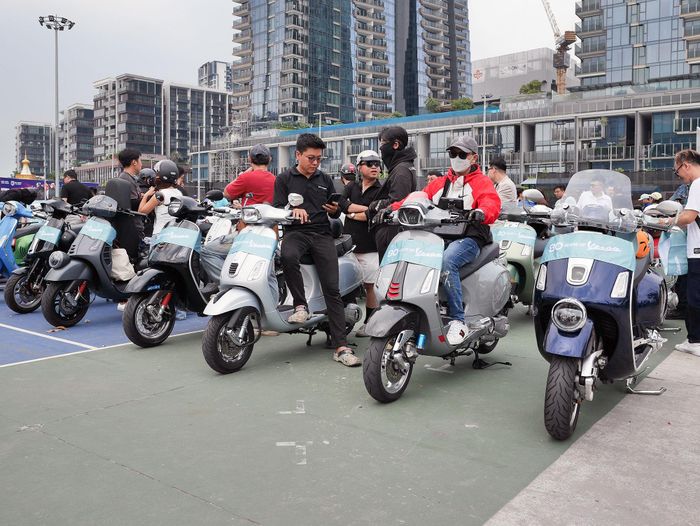 Trong số các thành viên VAMM, Piaggio Việt Nam đang có giai đoạn kinh doanh khá trầm lắng, một phần vì thiếu vắng các thế hệ xe mới. Ảnh: Hoàng Linh