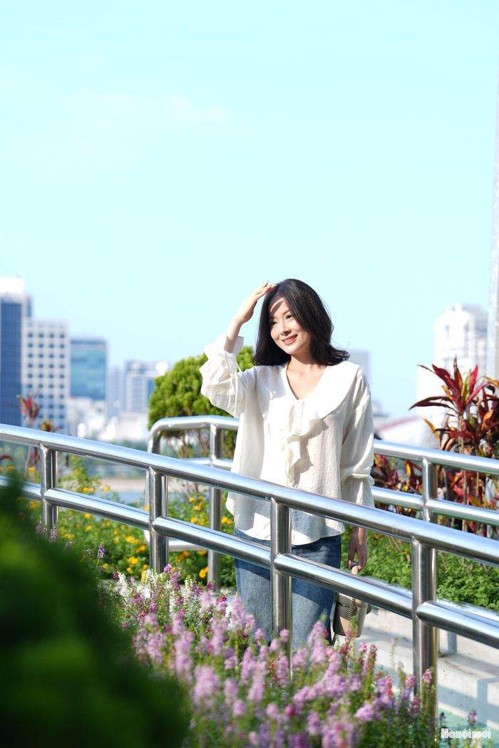 Trong tiết trời đầu thu, không gian xanh cùng cảnh quan thoáng đãng mang đến cảm giác dễ chịu cho những người ghé thăm.
