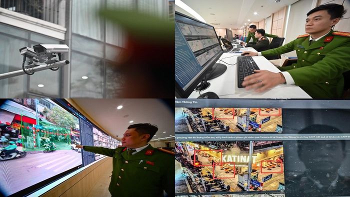 Công an Hà Nội tăng cường ứng dụng công nghệ số. Ảnh PV