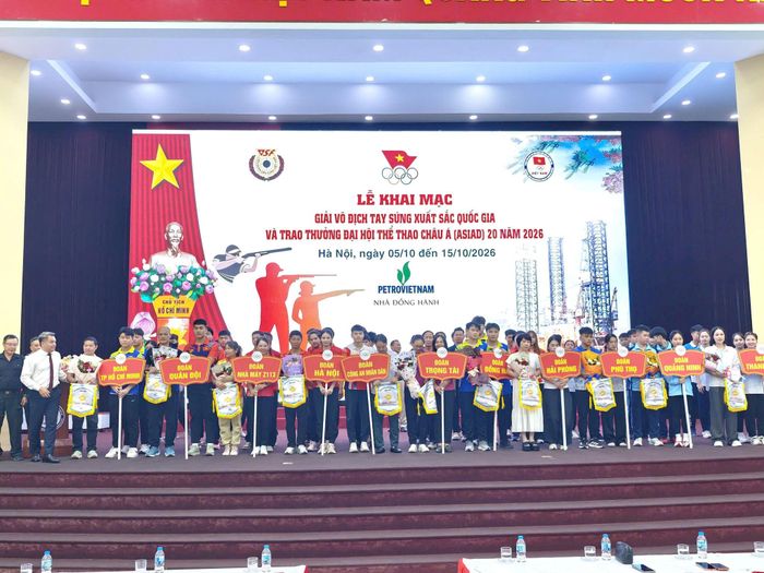 Giải vô địch Tay súng xuất sắc quốc gia năm 2026 chính thức khai mạc. Ảnh: Ngân Hà