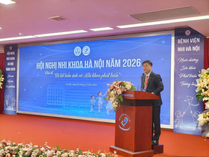 Ông Đinh Anh Tuấn, Cục trưởng Cục Bà mẹ và Trẻ em, Bộ Y tế phát biểu. Ảnh: Dương Liễu