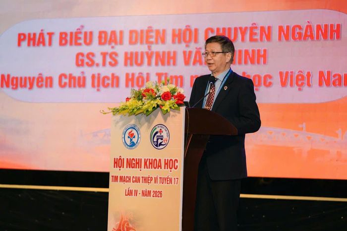 GS.TS Huỳnh Văn Minh tại hội nghị. Ảnh: PV.