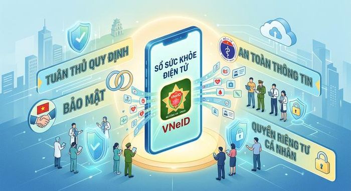 Thông tin sức khỏe được tích hợp trên VNeID để người dân tra cứu.