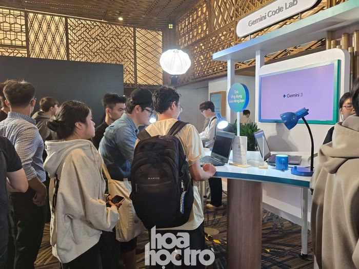 Khu vực trải nghiệm riêng.