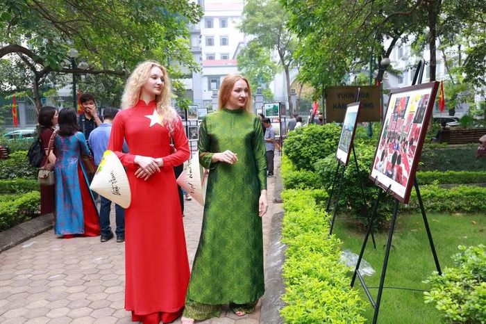 Du khách tham quan triển lãm