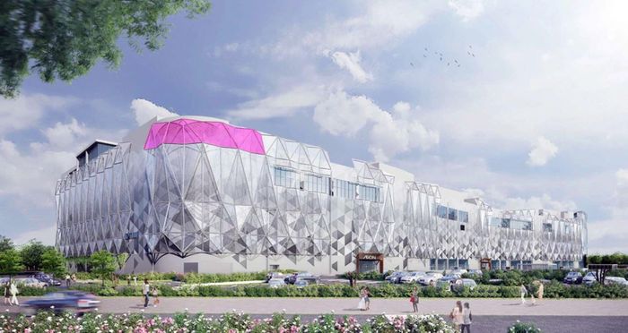  Phối cảnh AEON Mall Biên Hòa quy mô 6 tầng cao, 1 tầng hầm với tổng diện tích sàn gần 24,5 ha.