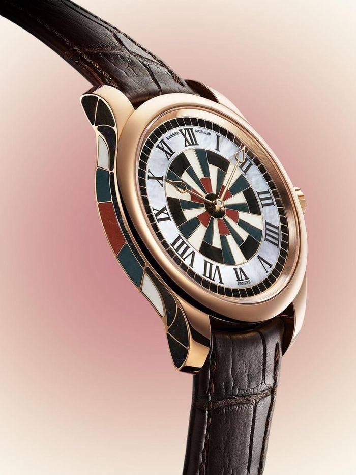 Barbier-Mueller là tên một gia đình nổi tiếng tại Geneva (Thụy Sĩ), gắn với bảo tàng nghệ thuật Musée Barbier-Mueller. Stéphane Barbier-Mueller, nhà sưu tập đồng hồ và thành viên hội đồng quản trị Montres Journe SA, có quan hệ lâu năm với nghệ nhân François-Paul Journe. Ảnh: F.P. Journe.
