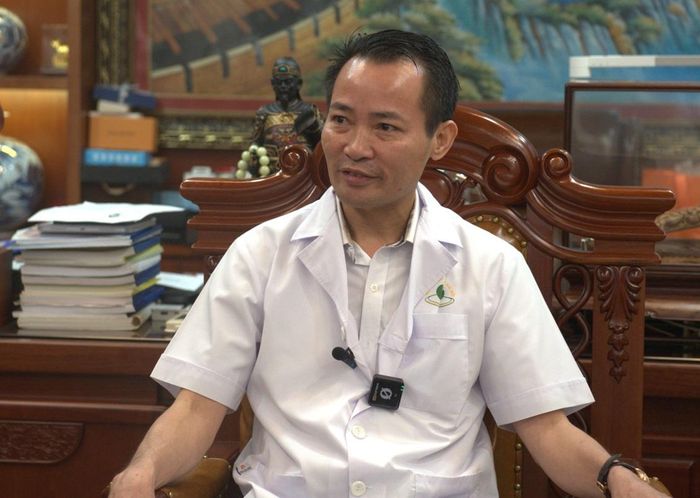  Tiến sĩ, bác sĩ chuyên khoa II Mai Trọng Hưng, Giám đốc Bệnh viện Phụ sản Hà Nội. Ảnh: PA. 