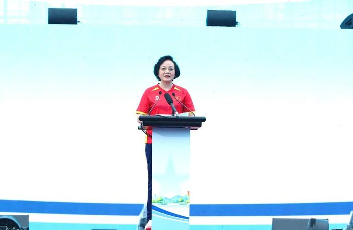 Phó Thủ tướng Phạm Thị Thanh Trà phát biểu phát động tại sự kiện