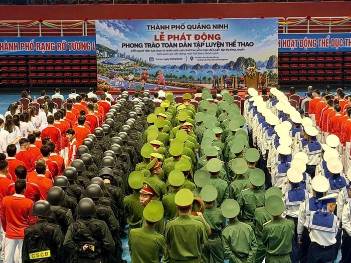 Hơn 3.000 người tham gia Lễ phát động toàn dân tham gia thể dục thể thao
