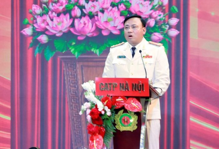 Đại tá Nguyễn Tiến Đạt, Phó Giám đốc Công an thành phố Hà Nội nhấn mạnh, lịch sử của CLB bóng đá Công an Hà Nội gắn liền với truyền thống vẻ vang của lực lượng Công an Thủ đô