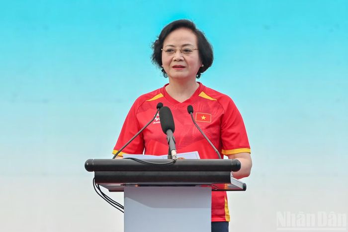 Phó Thủ tướng Phạm Thị Thanh Trà phát biểu tại lễ phát động.